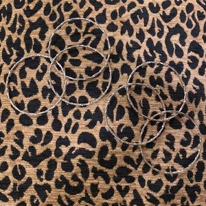 Two sets of Bangle Bracelets